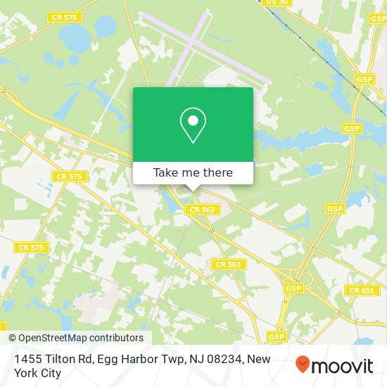 1455 Tilton Rd, Egg Harbor Twp, NJ 08234 map