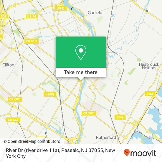 River Dr (river drive 11a), Passaic, NJ 07055 map