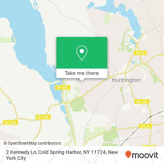 2 Kennedy Ln, Cold Spring Harbor, NY 11724 map