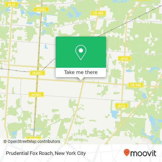 Prudential Fox Roach map