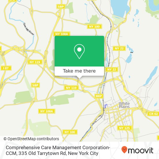 Comprehensive Care Management Corporation-CCM, 335 Old Tarrytown Rd map