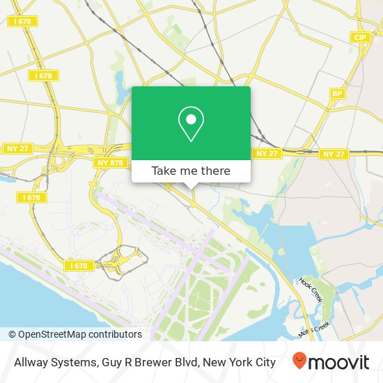 Mapa de Allway Systems, Guy R Brewer Blvd
