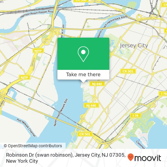 Robinson Dr (swan robinson), Jersey City, NJ 07305 map