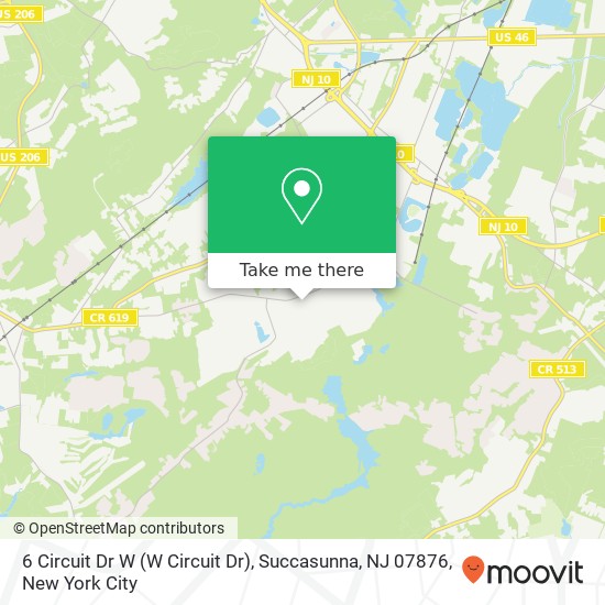 6 Circuit Dr W (W Circuit Dr), Succasunna, NJ 07876 map