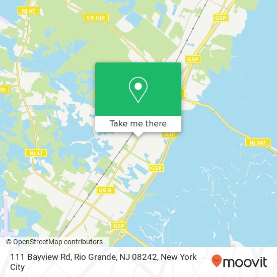 111 Bayview Rd, Rio Grande, NJ 08242 map