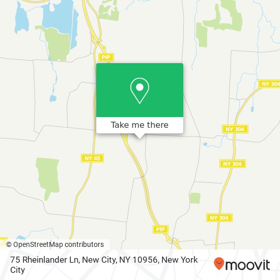 75 Rheinlander Ln, New City, NY 10956 map