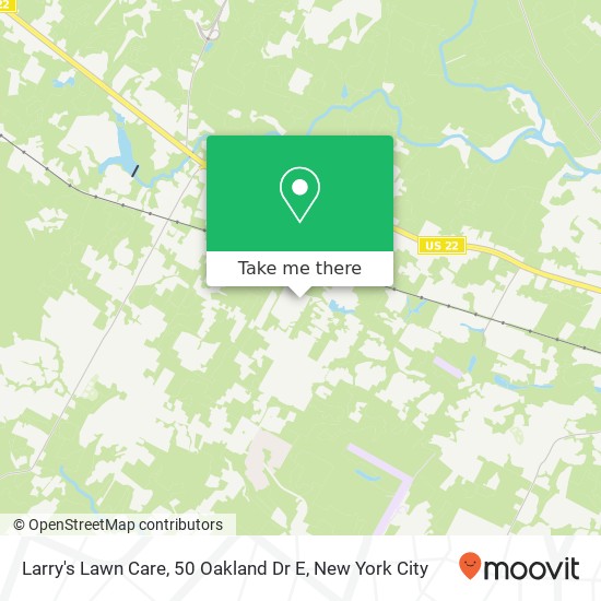 Mapa de Larry's Lawn Care, 50 Oakland Dr E