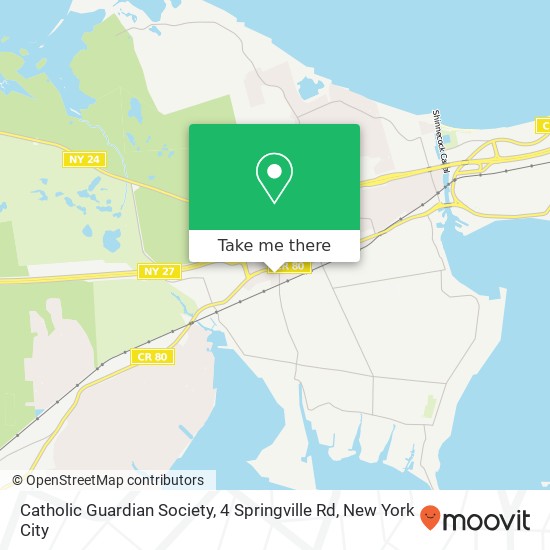 Mapa de Catholic Guardian Society, 4 Springville Rd