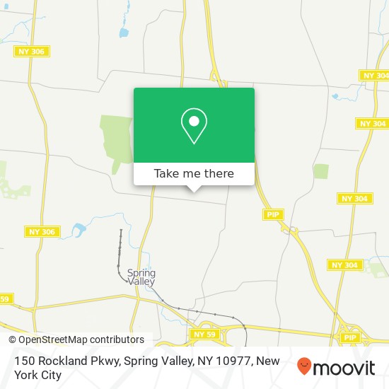 Mapa de 150 Rockland Pkwy, Spring Valley, NY 10977
