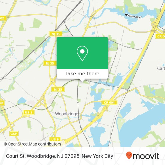Court St, Woodbridge, NJ 07095 map