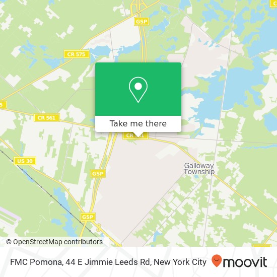 FMC Pomona, 44 E Jimmie Leeds Rd map