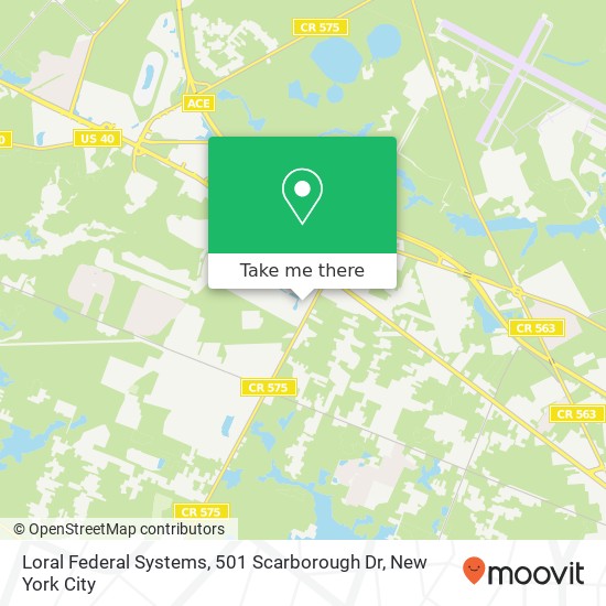 Loral Federal Systems, 501 Scarborough Dr map