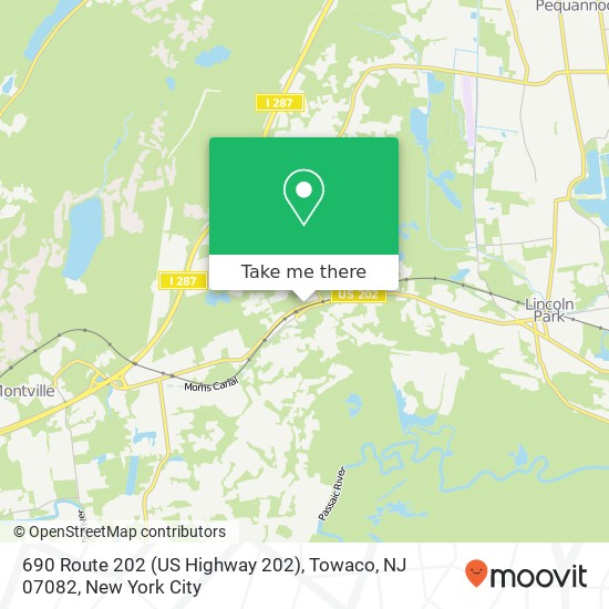 690 Route 202 (US Highway 202), Towaco, NJ 07082 map