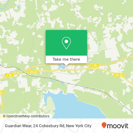 Mapa de Guardian Wear, 24 Cokesbury Rd