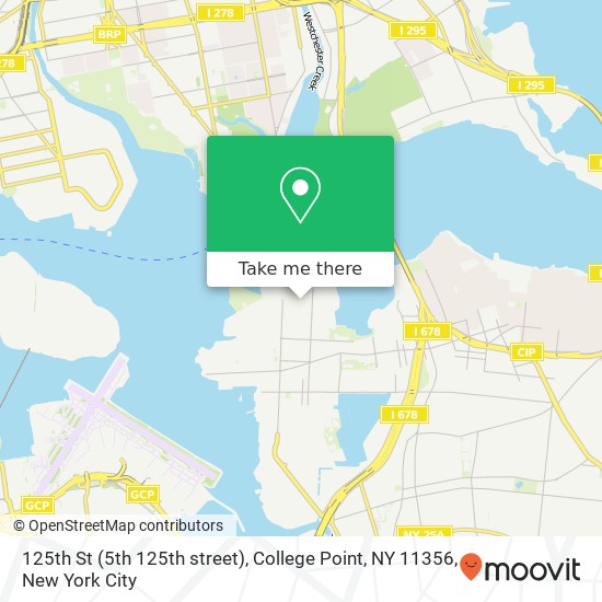 125th St (5th 125th street), College Point, NY 11356 map