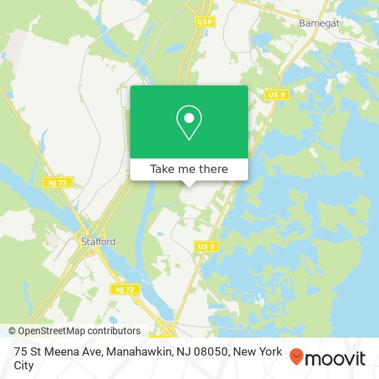 75 St Meena Ave, Manahawkin, NJ 08050 map