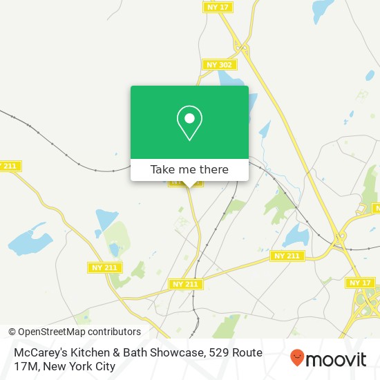 McCarey's Kitchen & Bath Showcase, 529 Route 17M map