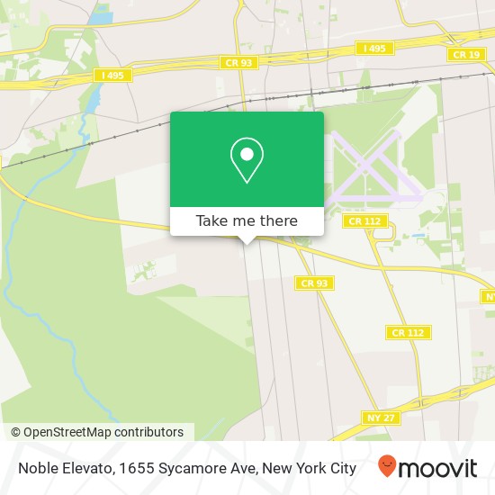 Noble Elevato, 1655 Sycamore Ave map