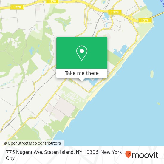 775 Nugent Ave, Staten Island, NY 10306 map