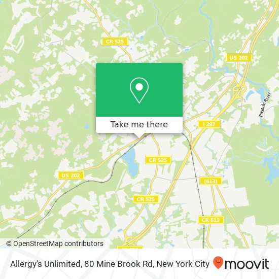 Allergy's Unlimited, 80 Mine Brook Rd map