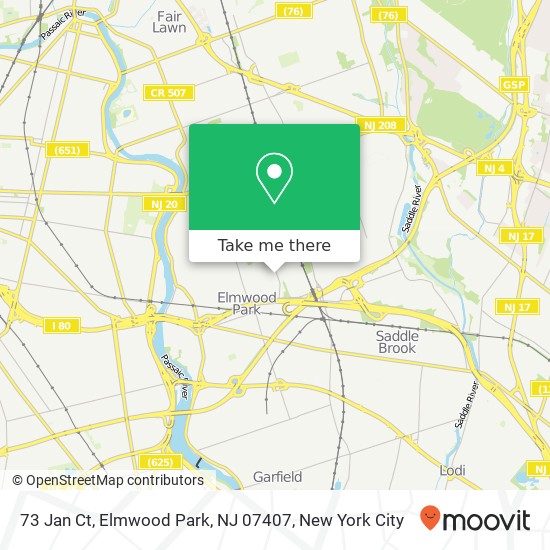 73 Jan Ct, Elmwood Park, NJ 07407 map