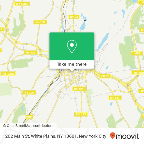 202 Main St, White Plains, NY 10601 map