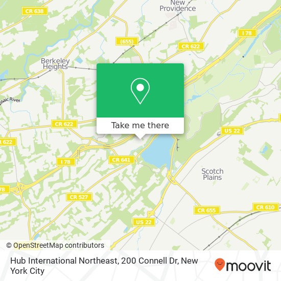 Mapa de Hub International Northeast, 200 Connell Dr