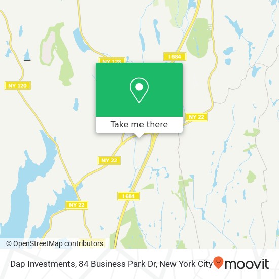 Mapa de Dap Investments, 84 Business Park Dr