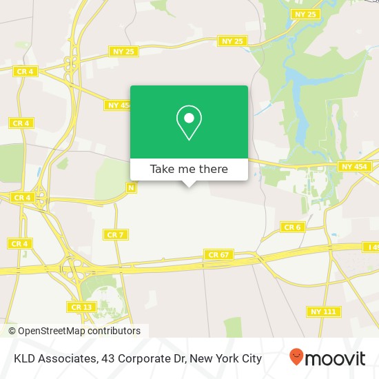 Mapa de KLD Associates, 43 Corporate Dr