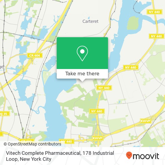 Vitech Complete Pharmaceutical, 178 Industrial Loop map