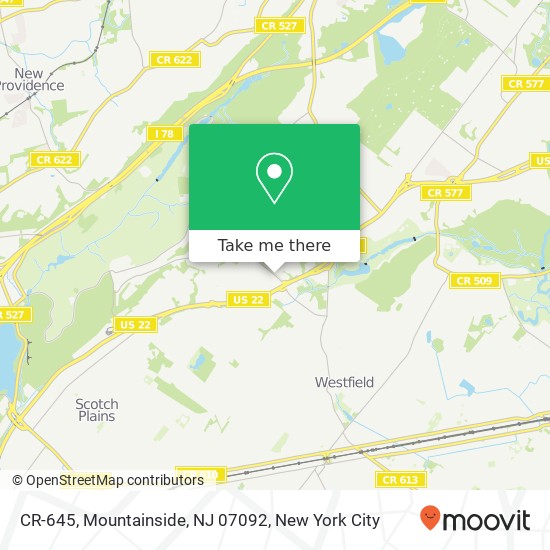 CR-645, Mountainside, NJ 07092 map