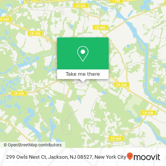 299 Owls Nest Ct, Jackson, NJ 08527 map