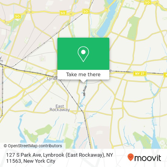 127 S Park Ave, Lynbrook (East Rockaway), NY 11563 map