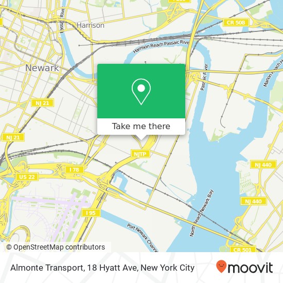 Almonte Transport, 18 Hyatt Ave map