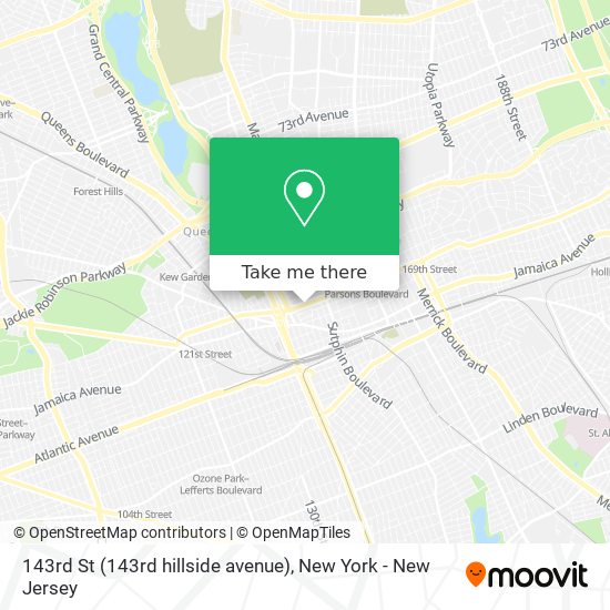 Mapa de 143rd St (143rd hillside avenue)