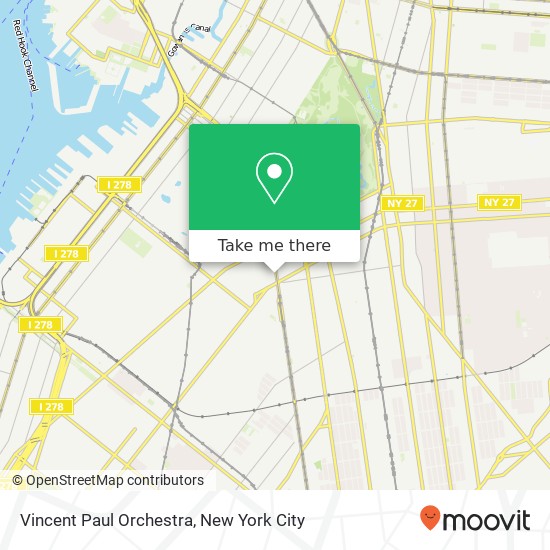 Vincent Paul Orchestra map