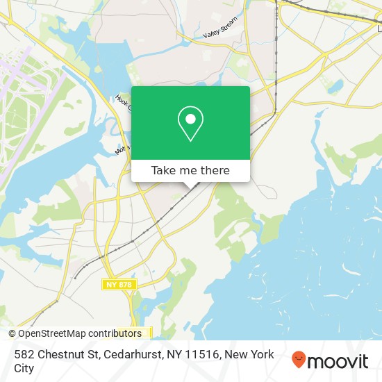 582 Chestnut St, Cedarhurst, NY 11516 map