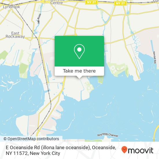 Mapa de E Oceanside Rd (illona lane oceanside), Oceanside, NY 11572
