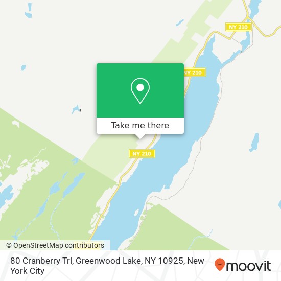 80 Cranberry Trl, Greenwood Lake, NY 10925 map