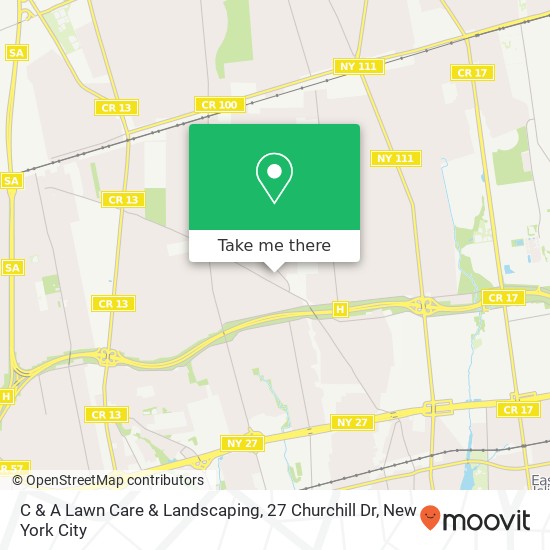 C & A Lawn Care & Landscaping, 27 Churchill Dr map