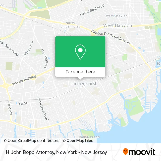 H John Bopp Attorney map