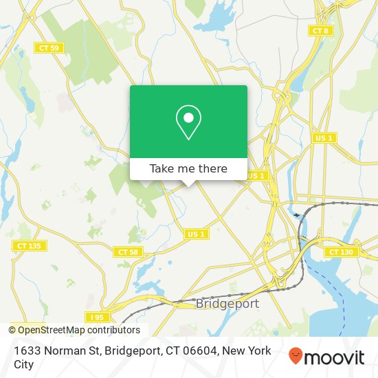 1633 Norman St, Bridgeport, CT 06604 map