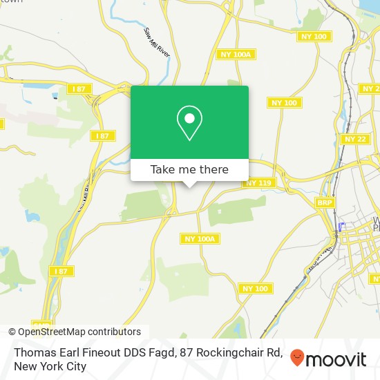 Thomas Earl Fineout DDS Fagd, 87 Rockingchair Rd map