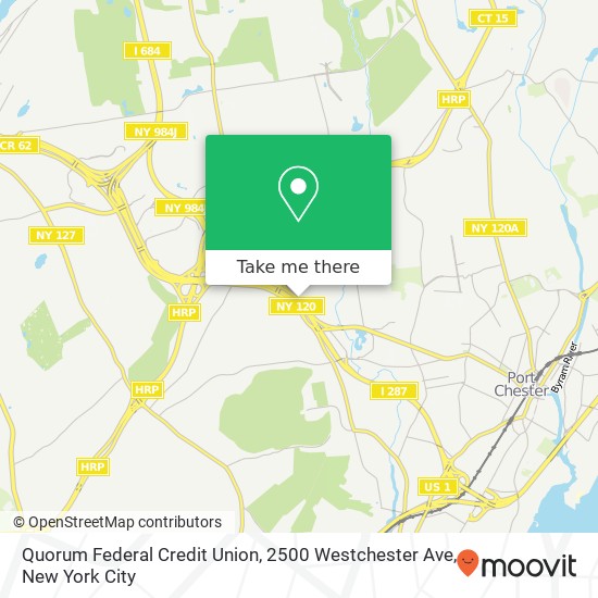 Quorum Federal Credit Union, 2500 Westchester Ave map