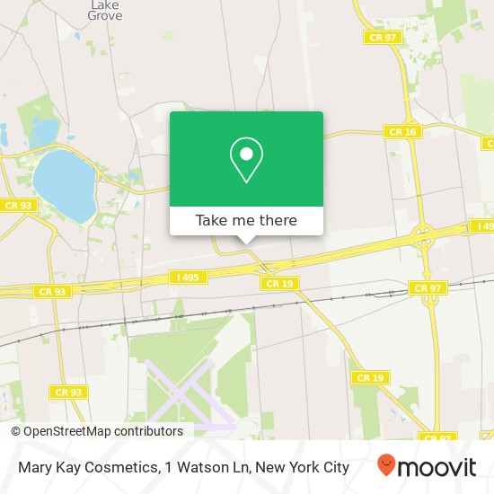 Mapa de Mary Kay Cosmetics, 1 Watson Ln