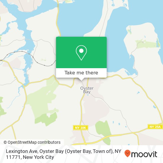 Lexington Ave, Oyster Bay (Oyster Bay, Town of), NY 11771 map