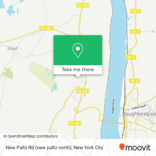 Mapa de New Paltz Rd (new paltz north), Highland, NY 12528