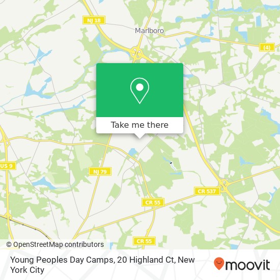 Young Peoples Day Camps, 20 Highland Ct map