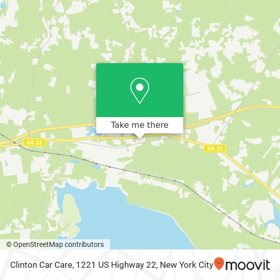 Clinton Car Care, 1221 US Highway 22 map