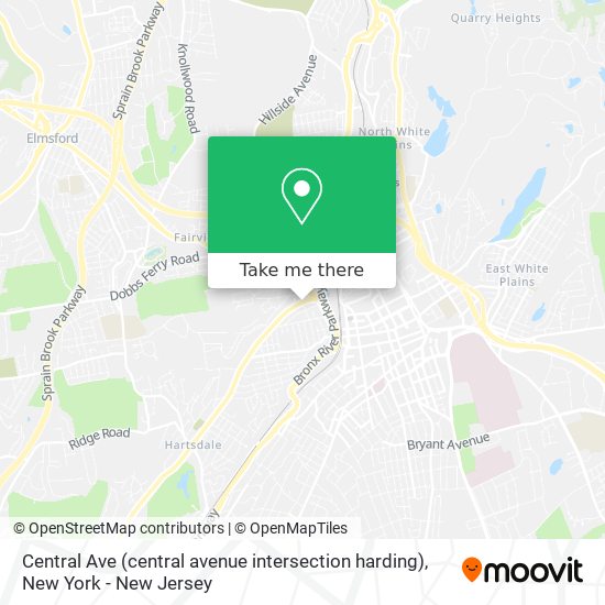 Central Ave (central avenue intersection harding) map